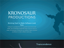 Tablet Screenshot of kronosaur.com